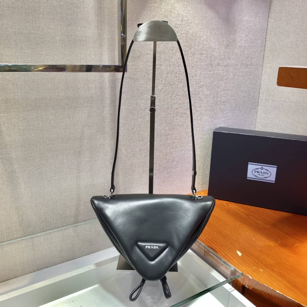 Prada Leather Triangle Replica Shoulder Bag