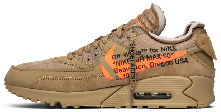 Off-White x Air Max 90  Desert Ore  AA7293-200