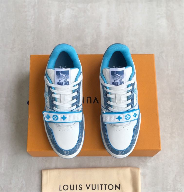 LOUIS VUITTON TRAINER MONOGRAM DENIM   LVS015