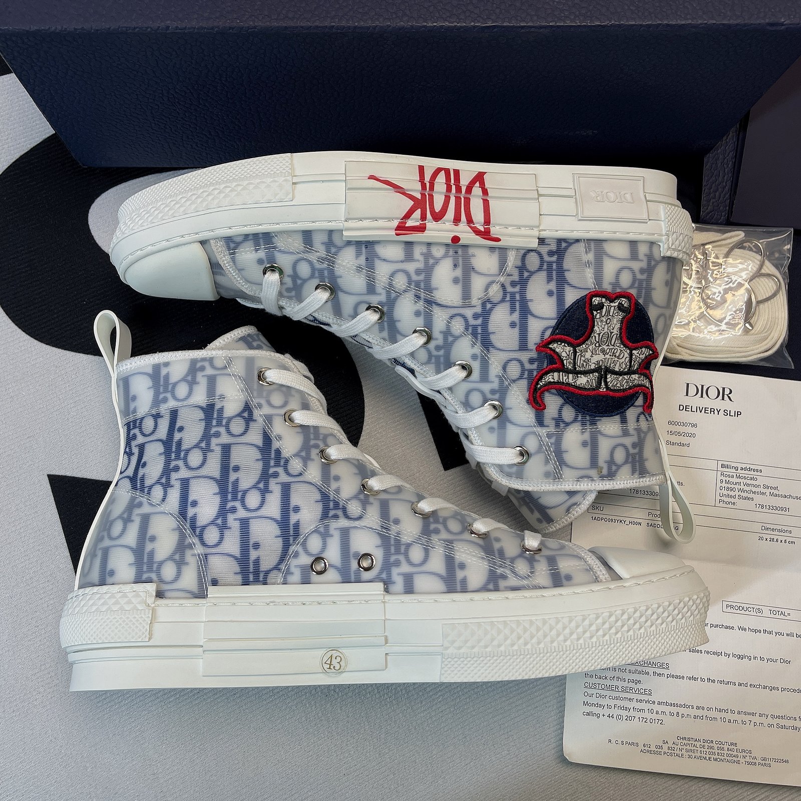 Converse Dupes Dior B23 High Top Sneaker 27