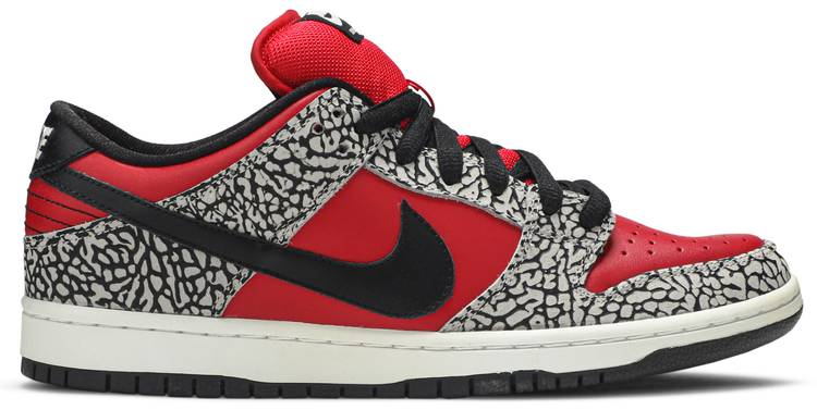 Supreme x Dunk Low Premium SB  Red Cement  313170-600