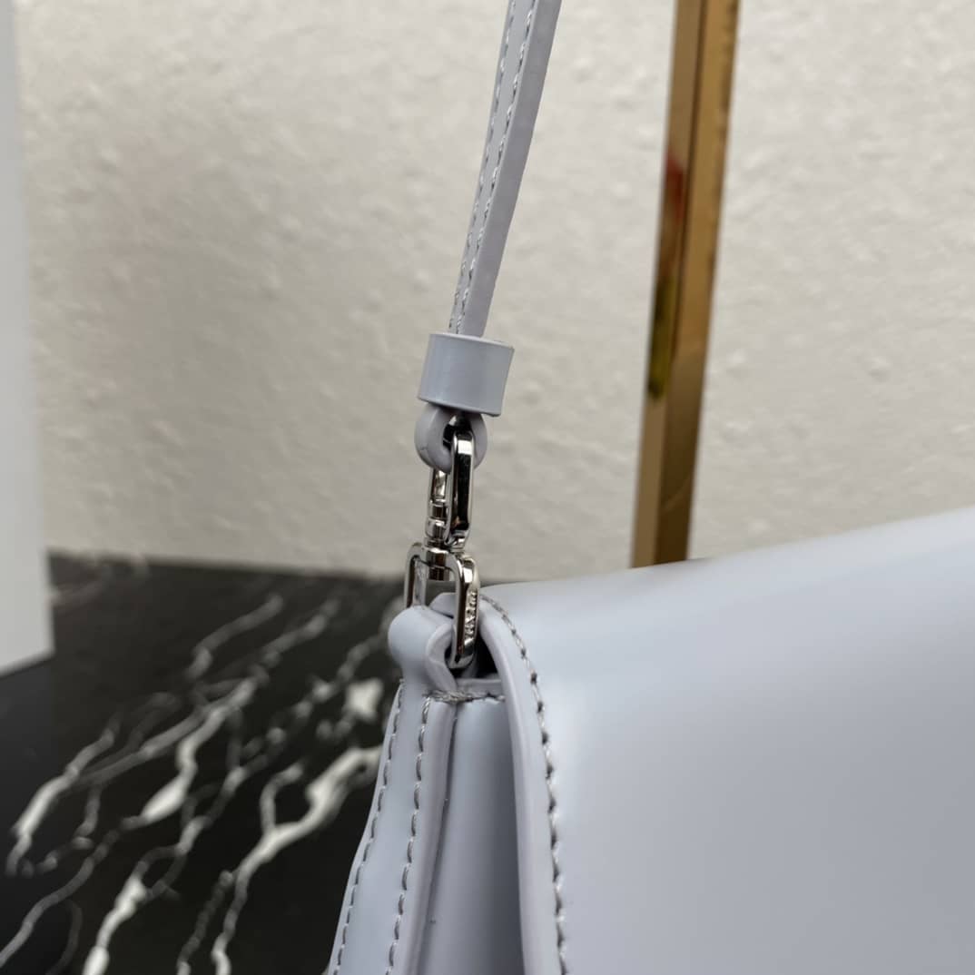 Prada Cleo Bag Dupe Brushed Leather Flap Replica Shoulder Bag