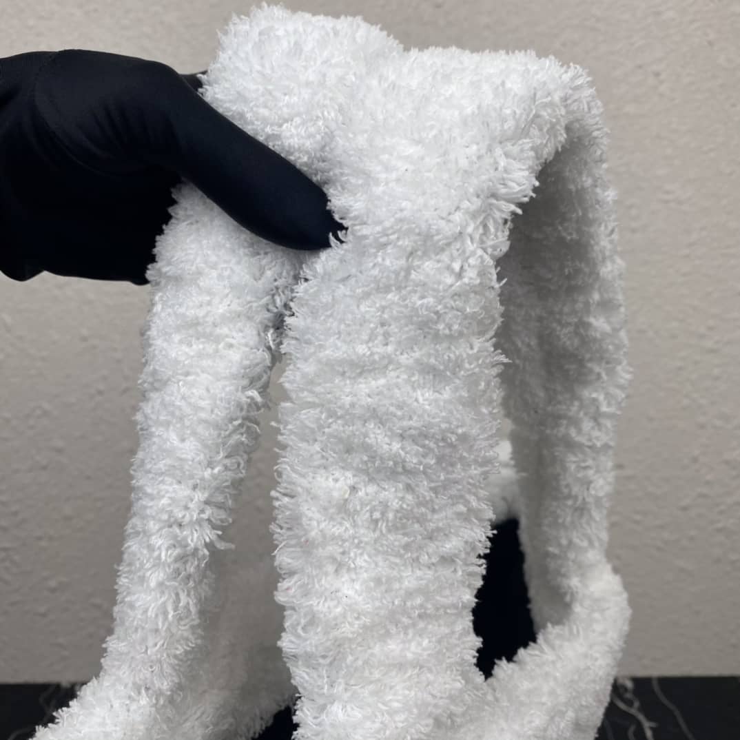 Prada Shearling Tote Shoulder Bag