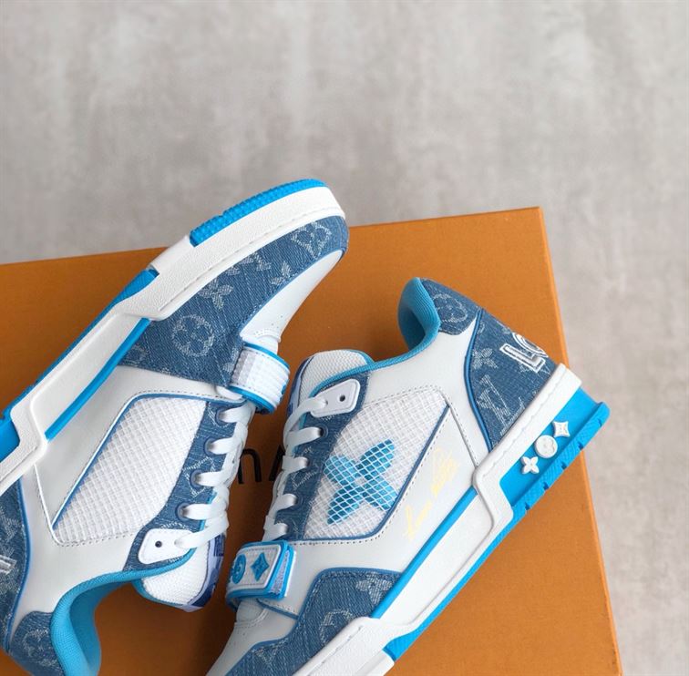 LOUIS VUITTON TRAINER MONOGRAM DENIM   LVS015