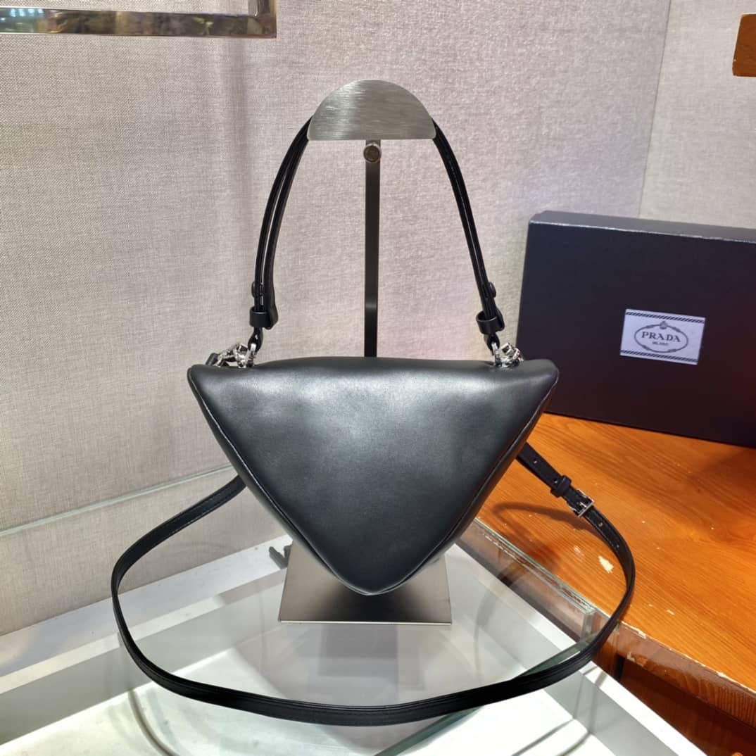 Prada Leather Triangle Replica Shoulder Bag
