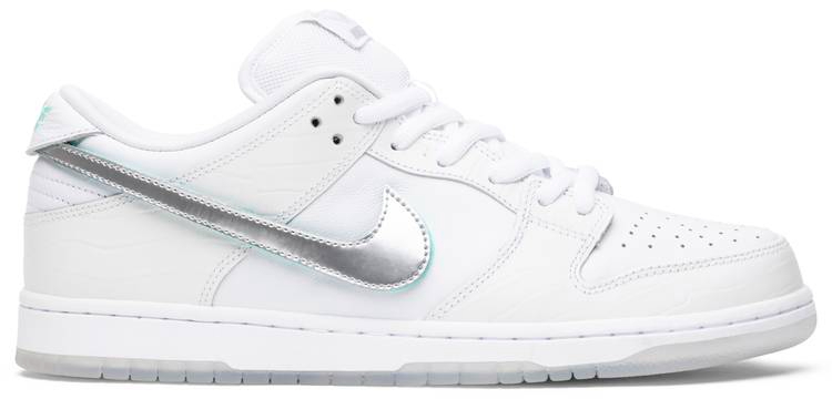 Diamond Supply Co. x Dunk Low Pro SB  White Diamond  BV1310-100