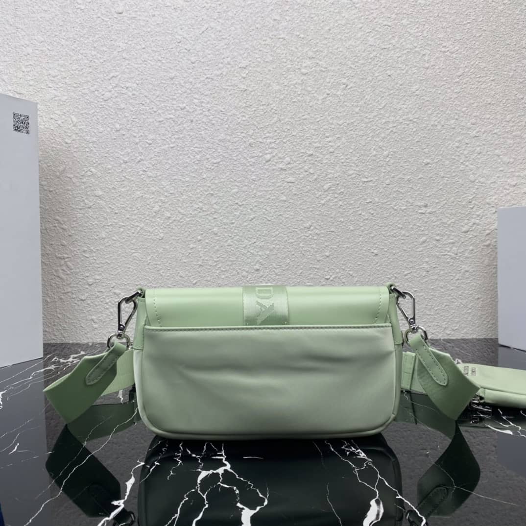 Prada Pocket Nylon And Brushed Leather Replica Bag