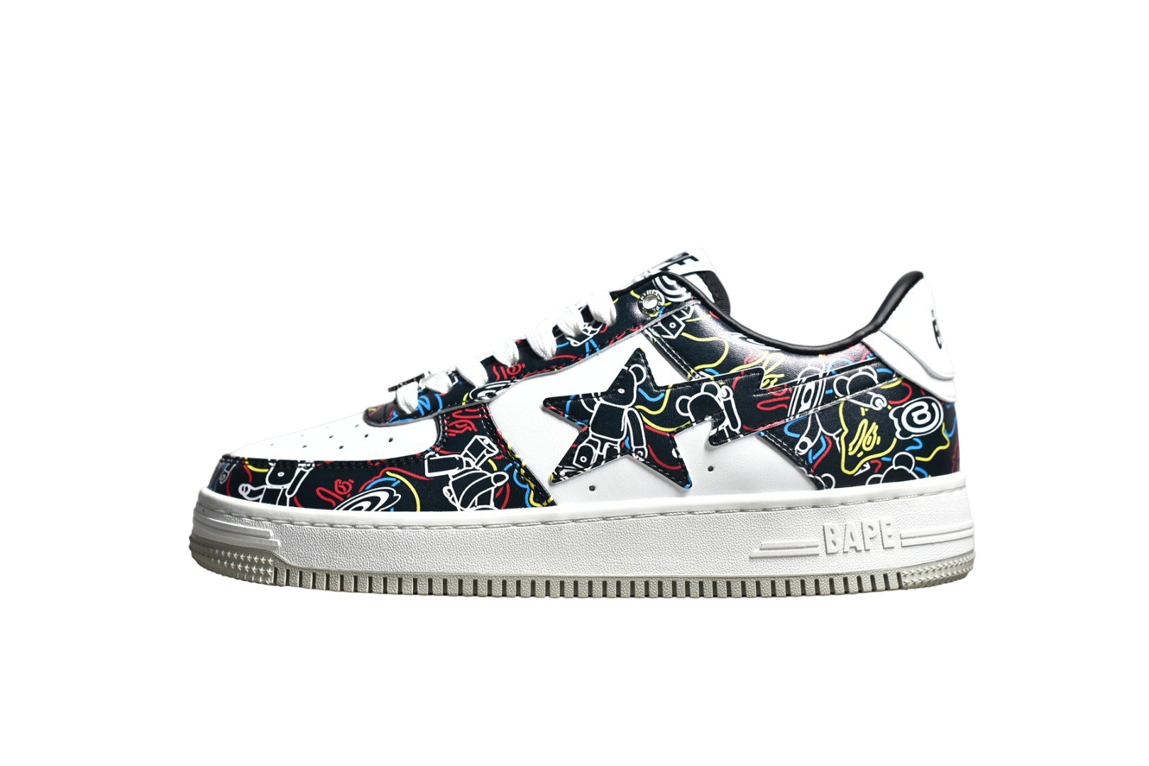 A Bathing Ape Bape Sta x Medicom Toy Bearbrick Camo Black