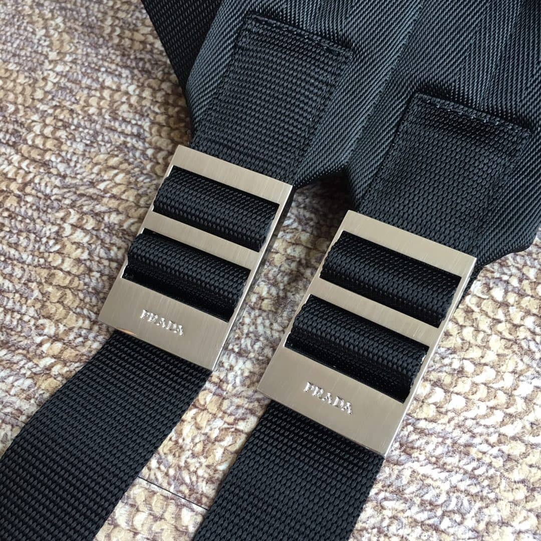 Prada Backpack Dupe Nylon Tessuto Palme Zaino