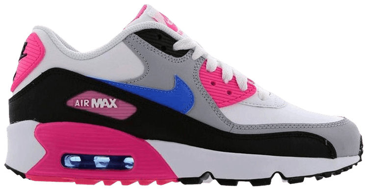 Air Max 90 Leather  White Photo Blue Pink  833376-107