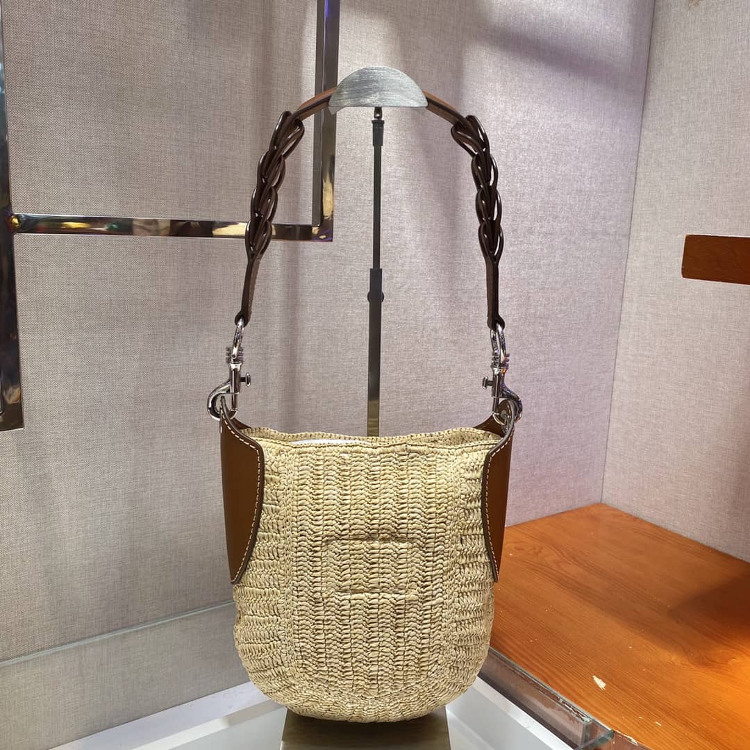 Prada Raffia Leather Replica Bag