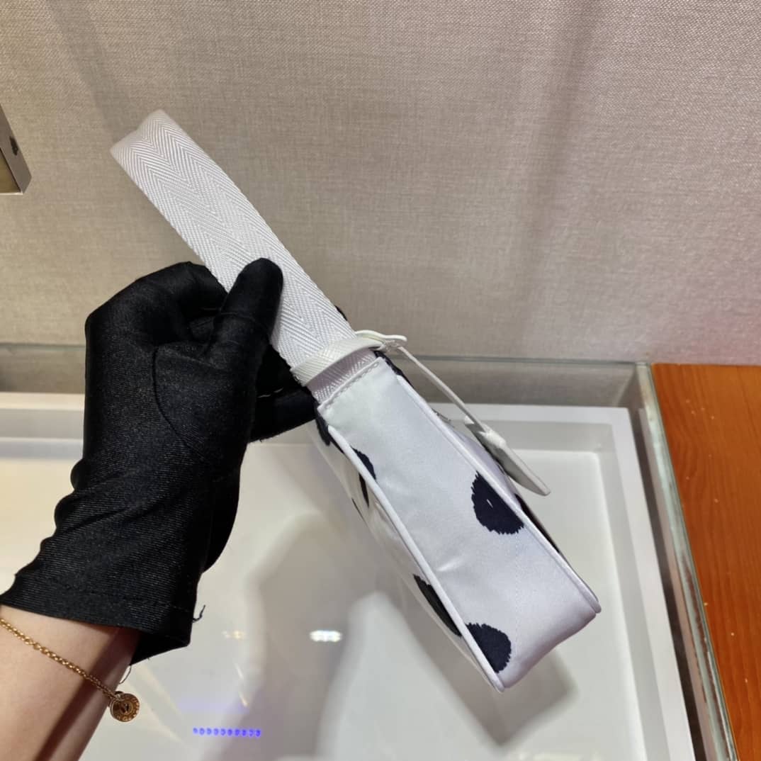 Prada Satin Re-Edition 2000 Crystal Mini Hobo