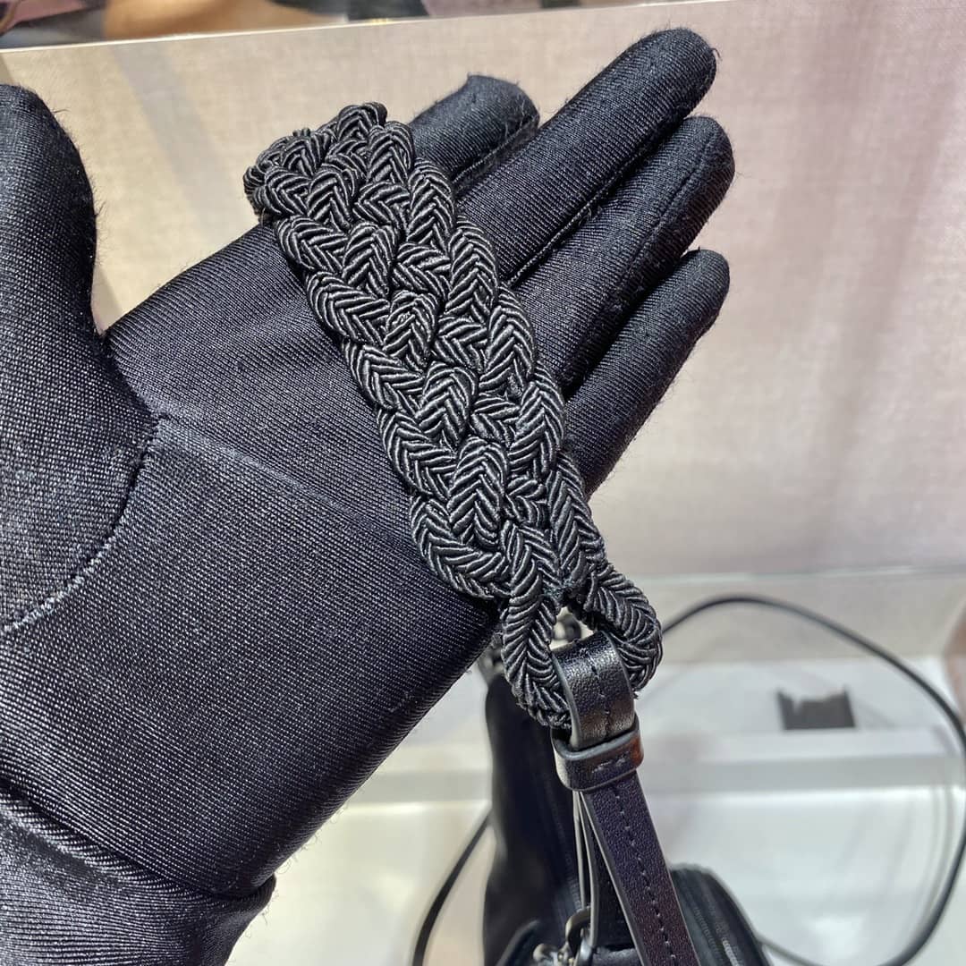 Prada Replica Nylon Hobo Bag With Braided Strap