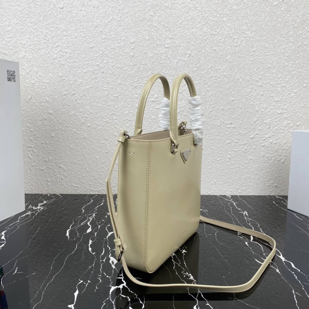 Prada Raffia Tote Dupe Womens Brushed Leather Replica Tote