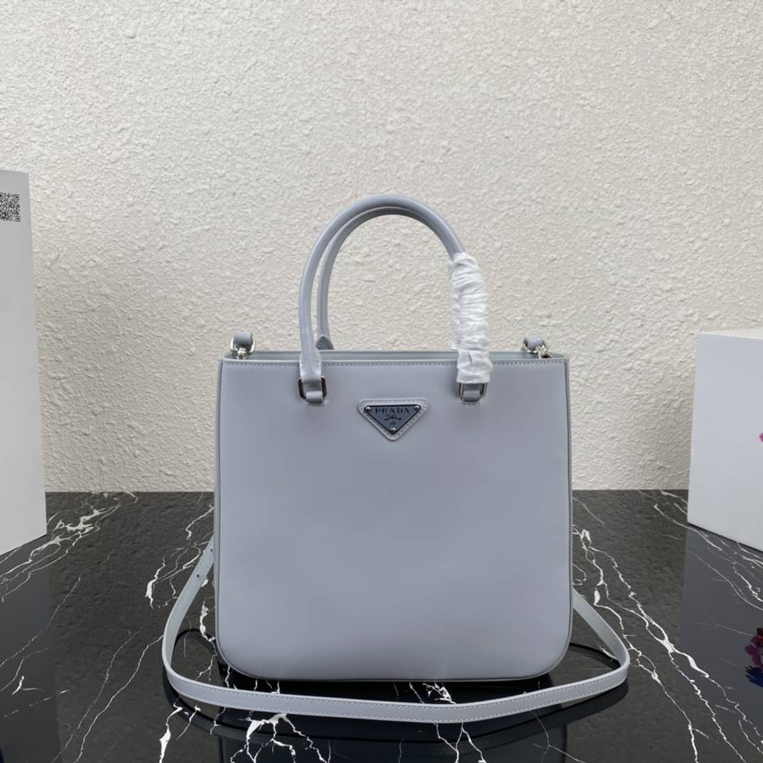 Prada Raffia Tote Dupe Womens Brushed Leather Replica Tote