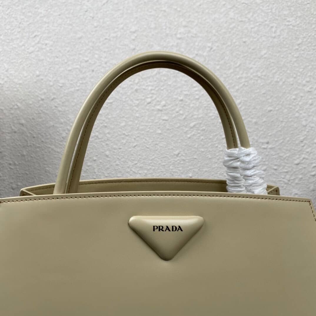 Prada Small Brushed Leather Replica Tote