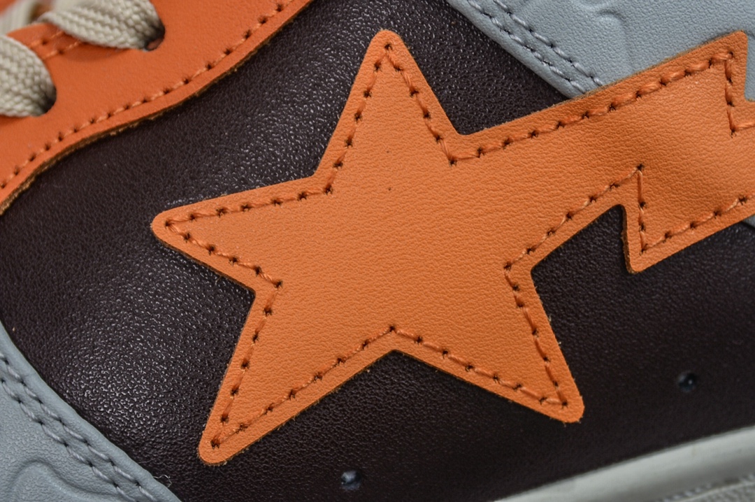 A Bathing Ape Bape Sta Low Grey Orange