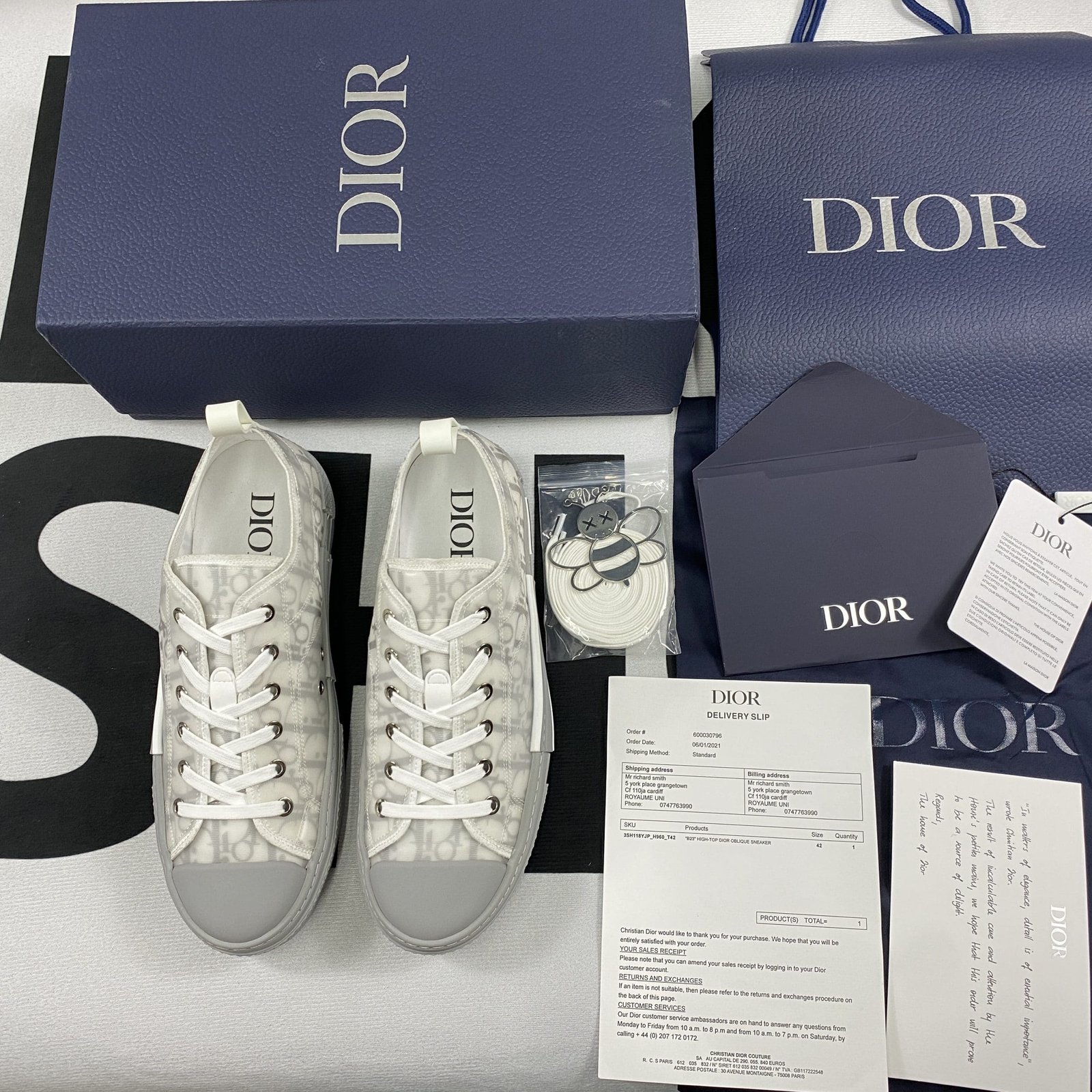 Dior B23 High Top Sneaker 4