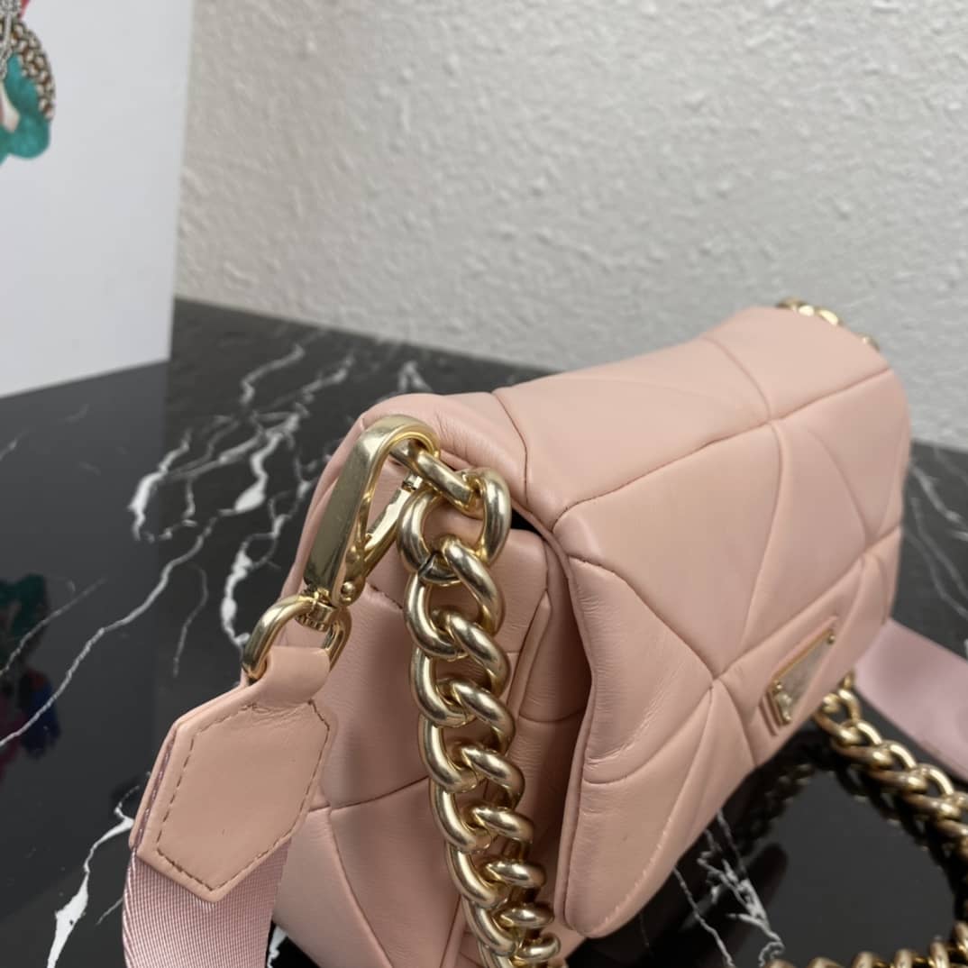 Prada System Nappa Leather Patchwork Replica Bag