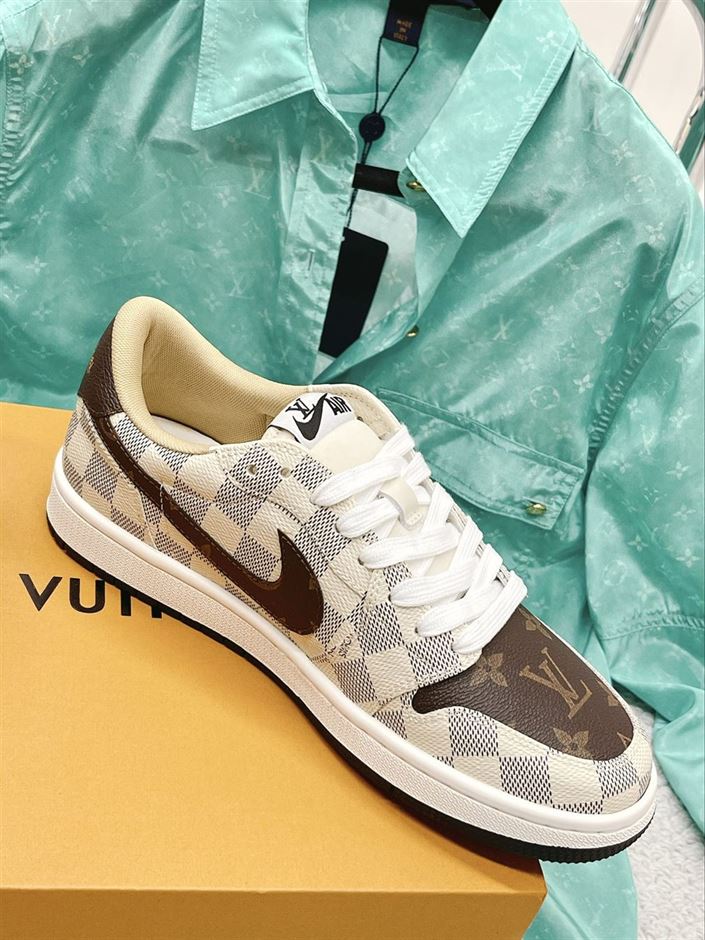 LV Shoes Replica X AIR JORDAN 1   LVS107