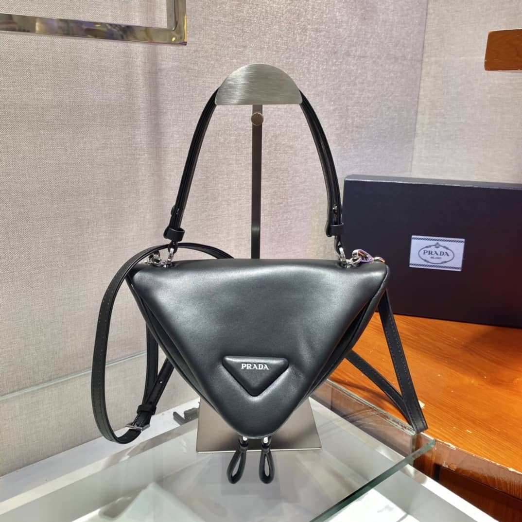 Prada Leather Triangle Replica Shoulder Bag