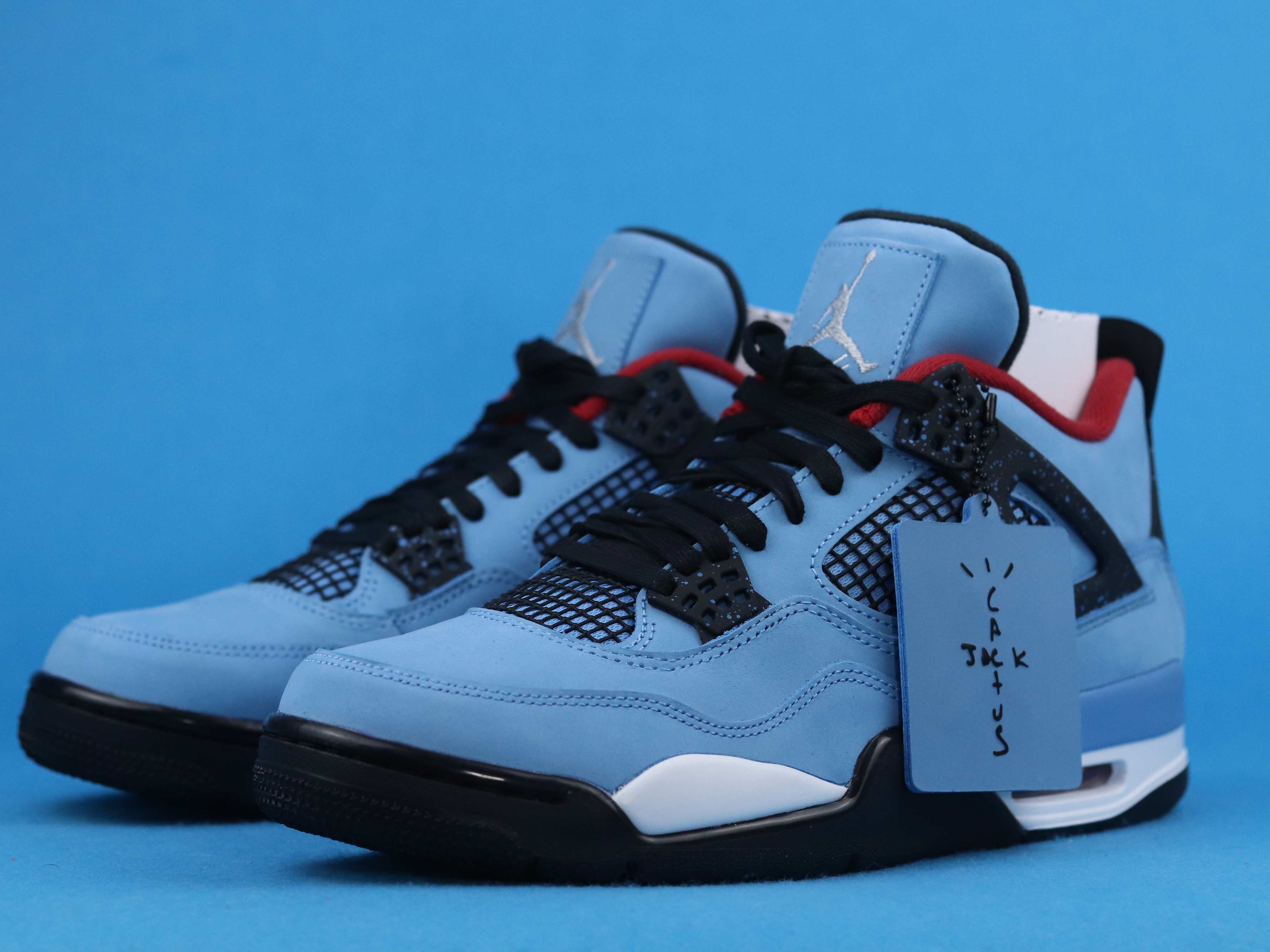 Jordan 4 Retro Travis Scott Cactus Jack Extended Size