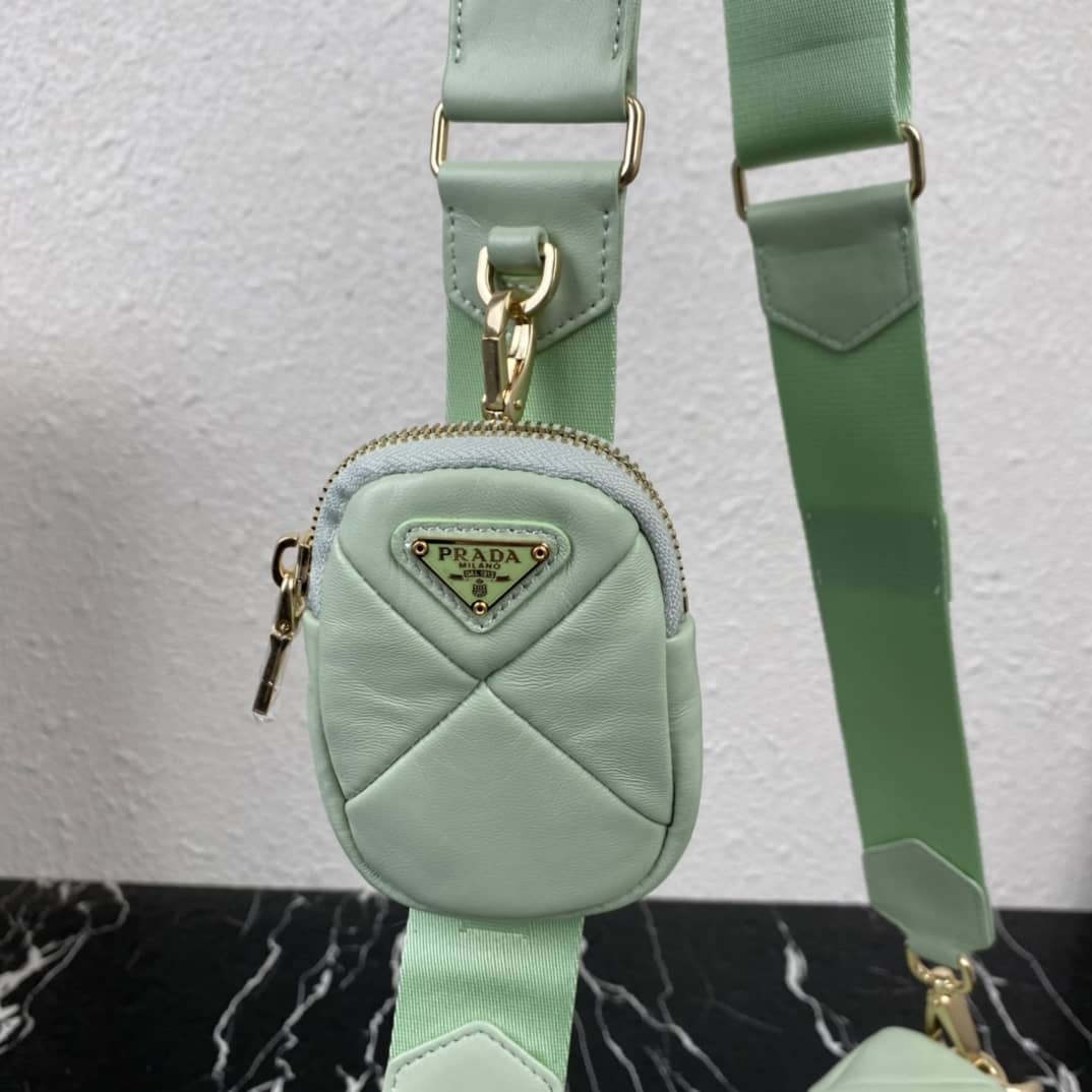 Prada System Nappa Leather Patchwork Replica Bag
