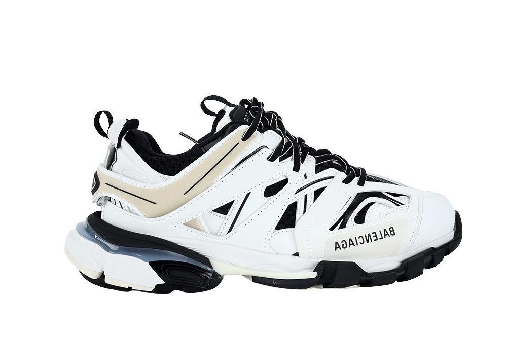 BALENCIAGA TRACK LED SNEAKER WHITE BLACK