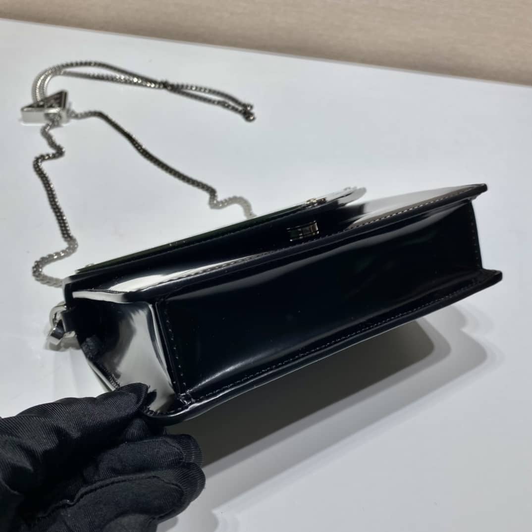 Prada Brushed Leather Replica Shoulder Bag