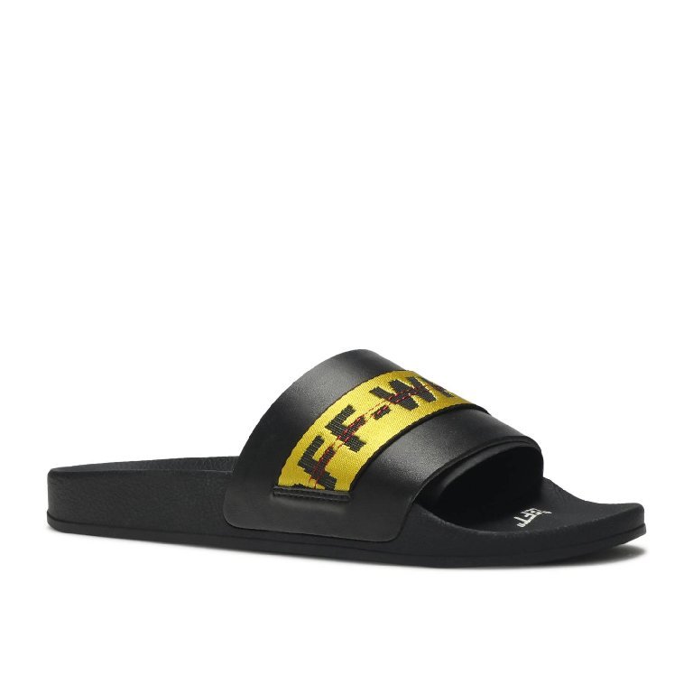 Off-white Sliders Industrial logo print