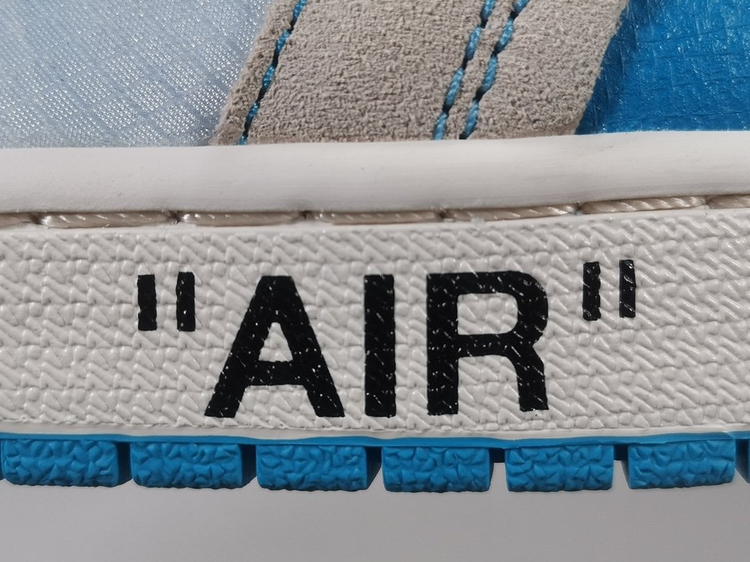 Jordan 1 Retro High Off-White University Blue Extended Size
