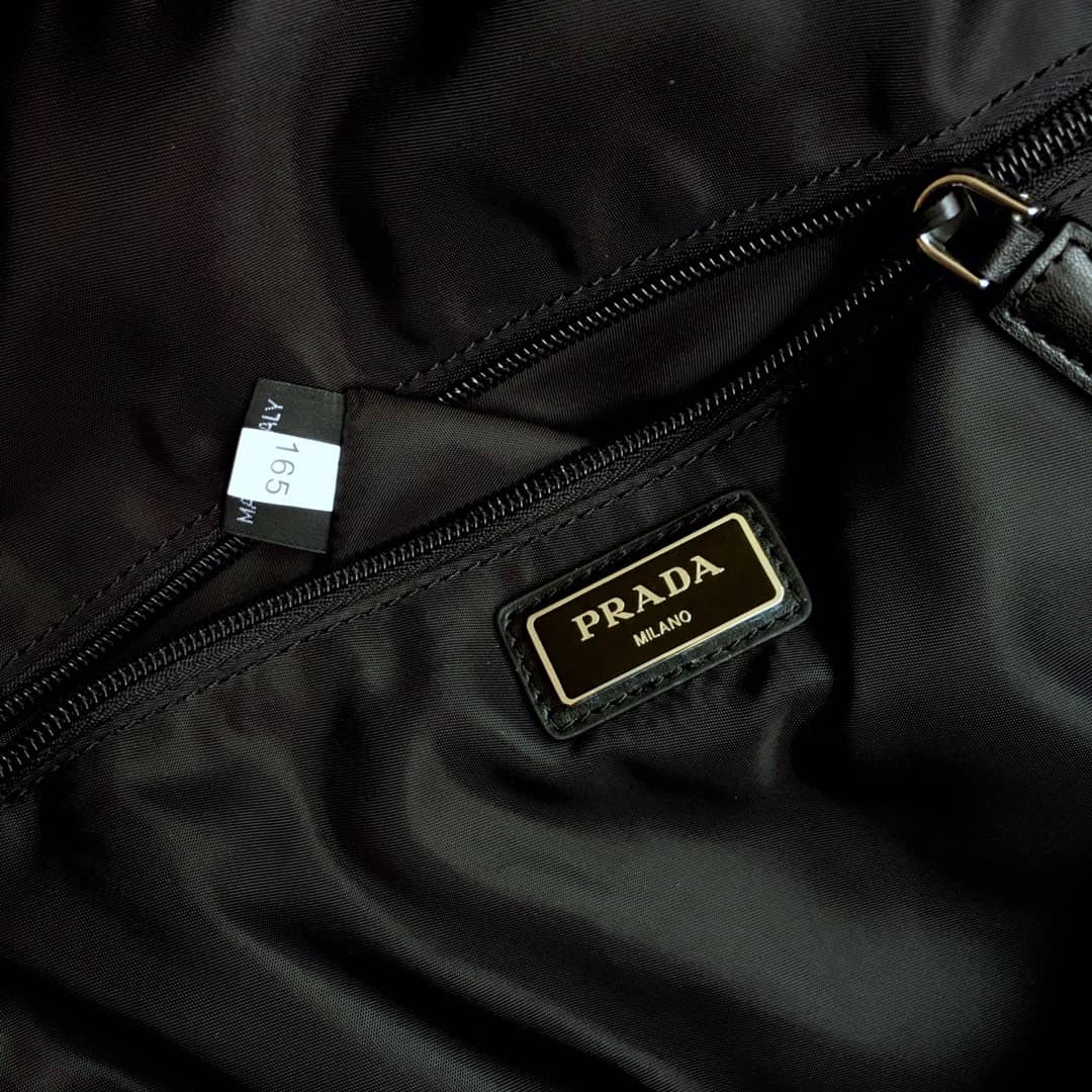 Prada Backpack Dupe Nylon Tessuto Palme Zaino