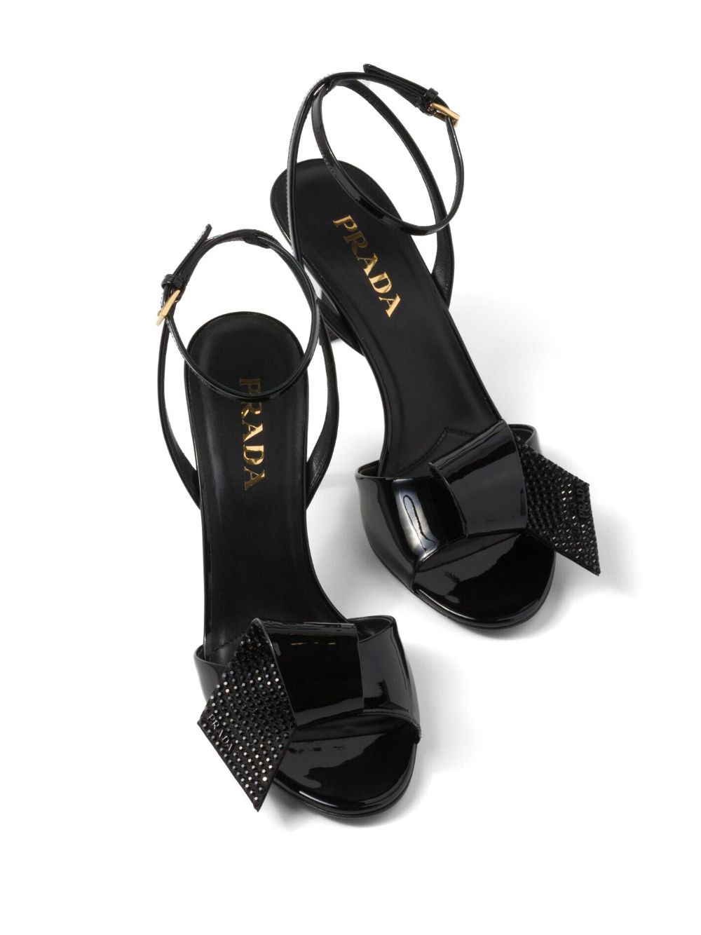 Prada 75mm crystal-embellished sandals