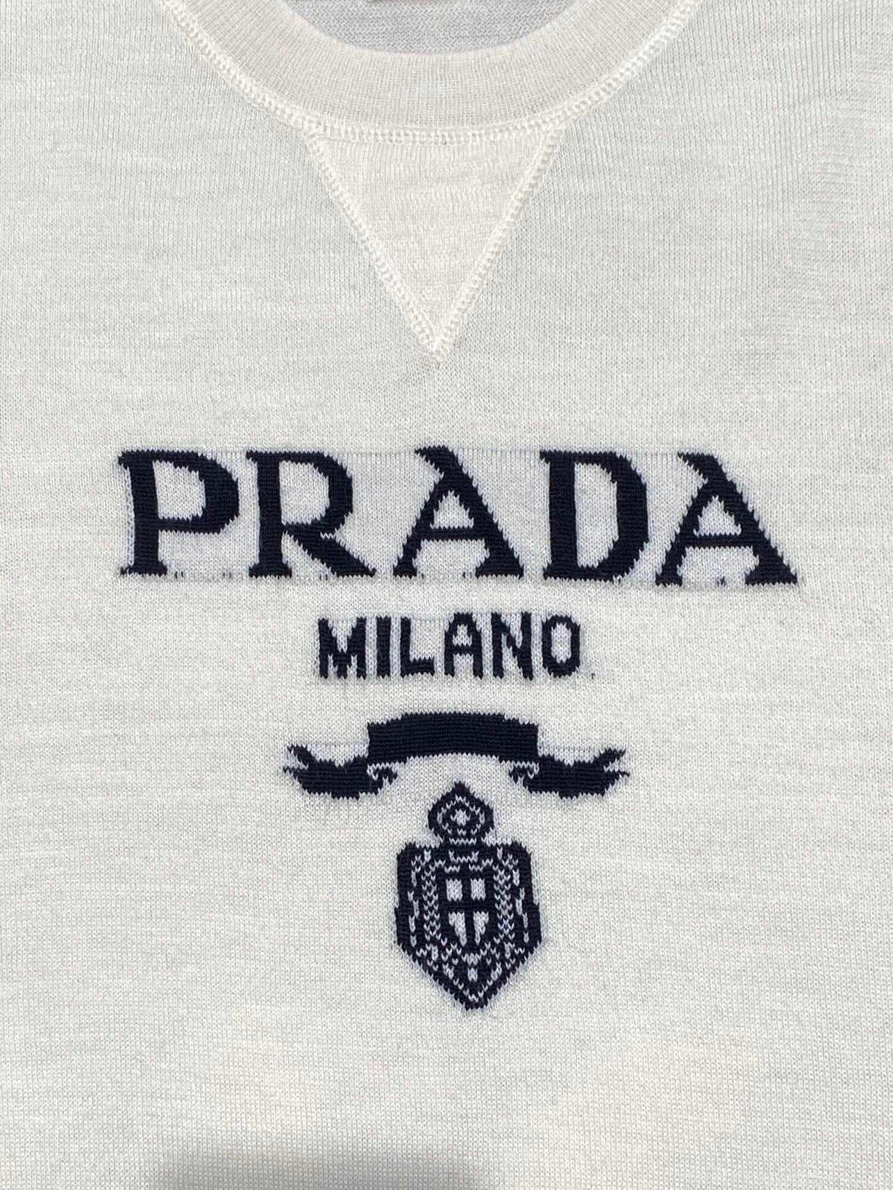 Prada Short Sleeve Sweater