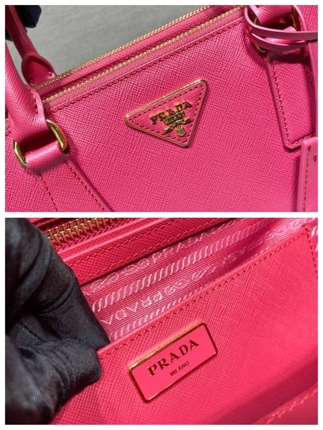 Prada Saffiano Leather Galleria Replica Bag