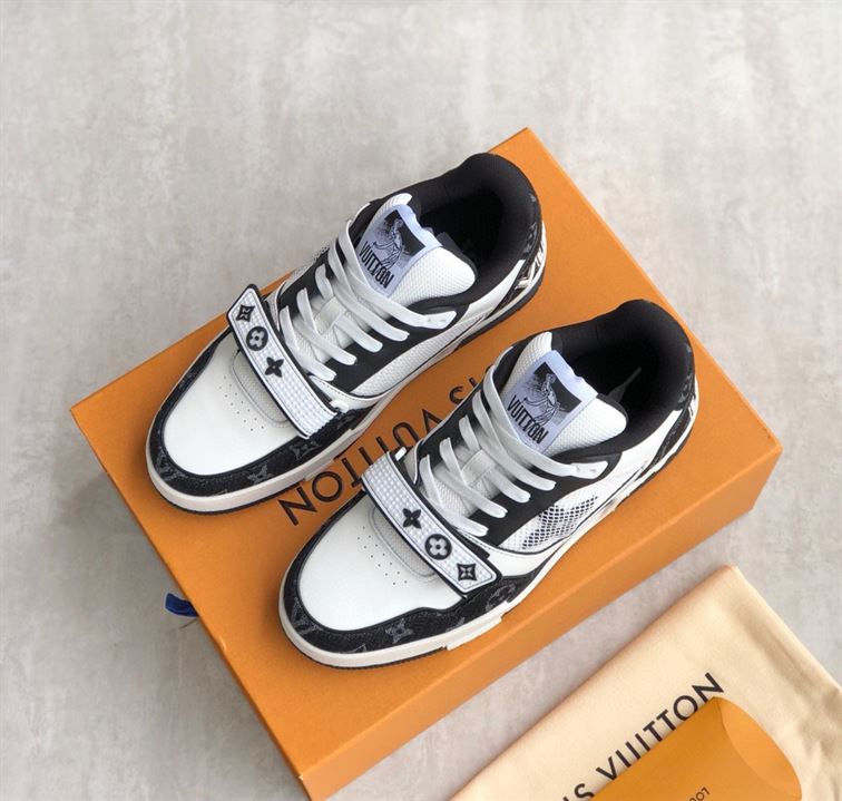 LV Shoes Replica TRAINER MONOGRAM DENIM   LVS016