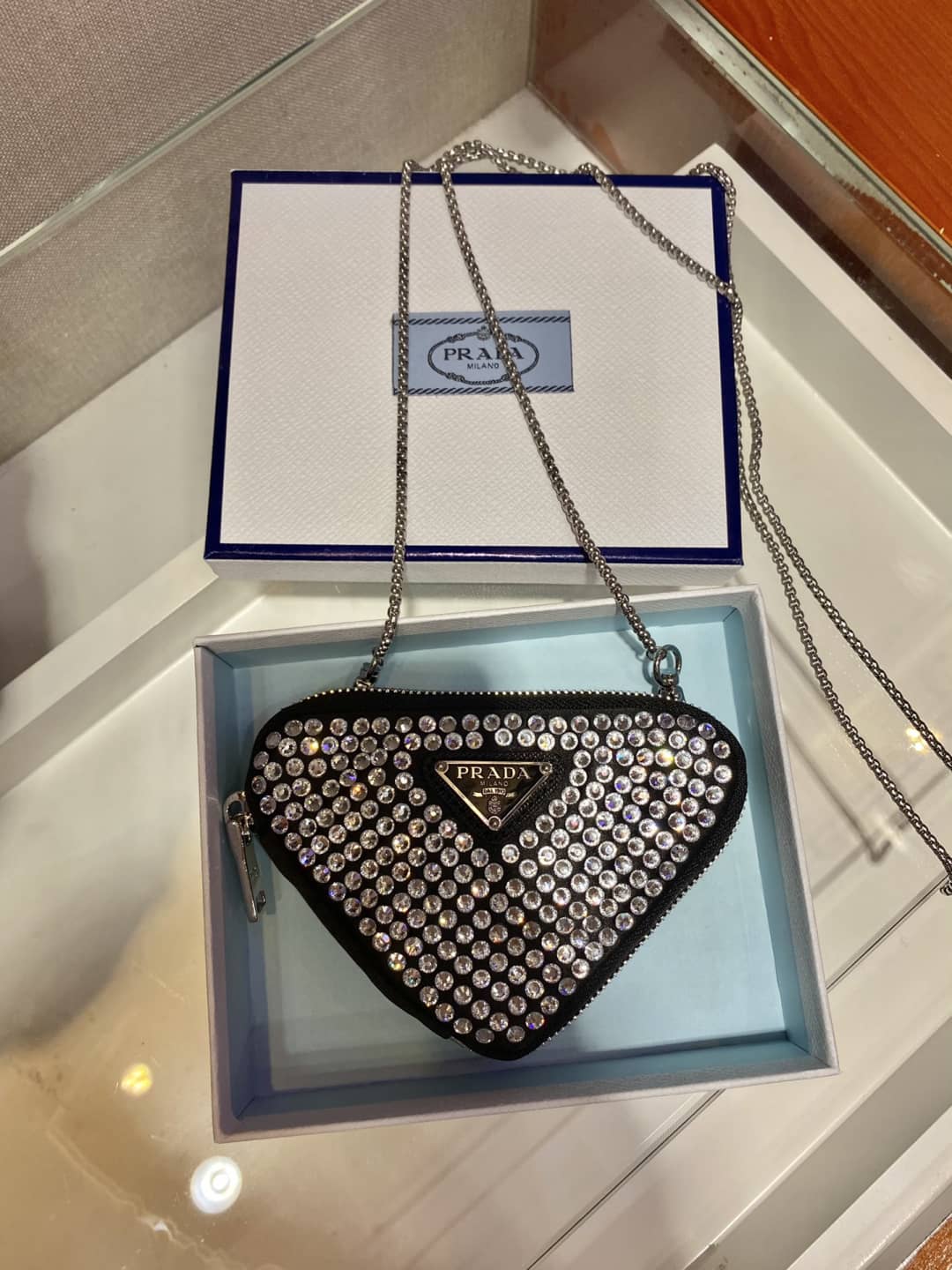 Replica Pradas Leather Replica Coin Purse