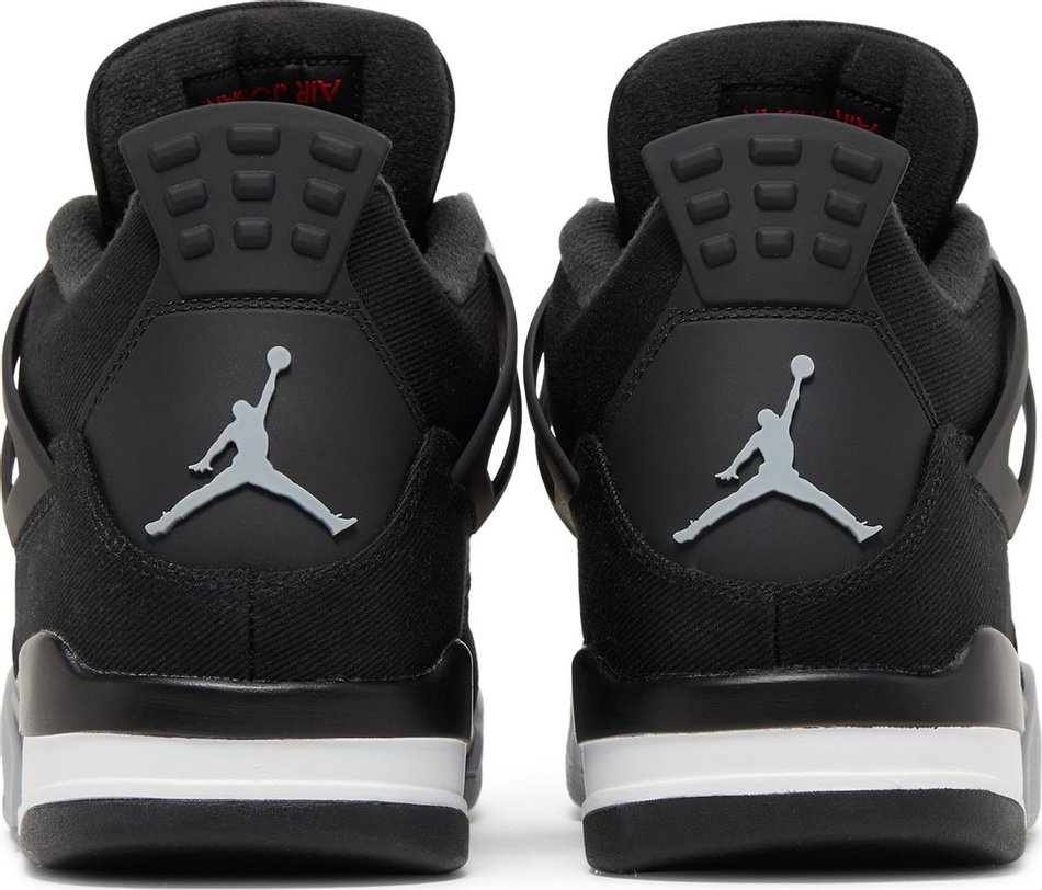 Replicas Air Jordan 4 Retro  Black Canvas  DH7138-006 Reps