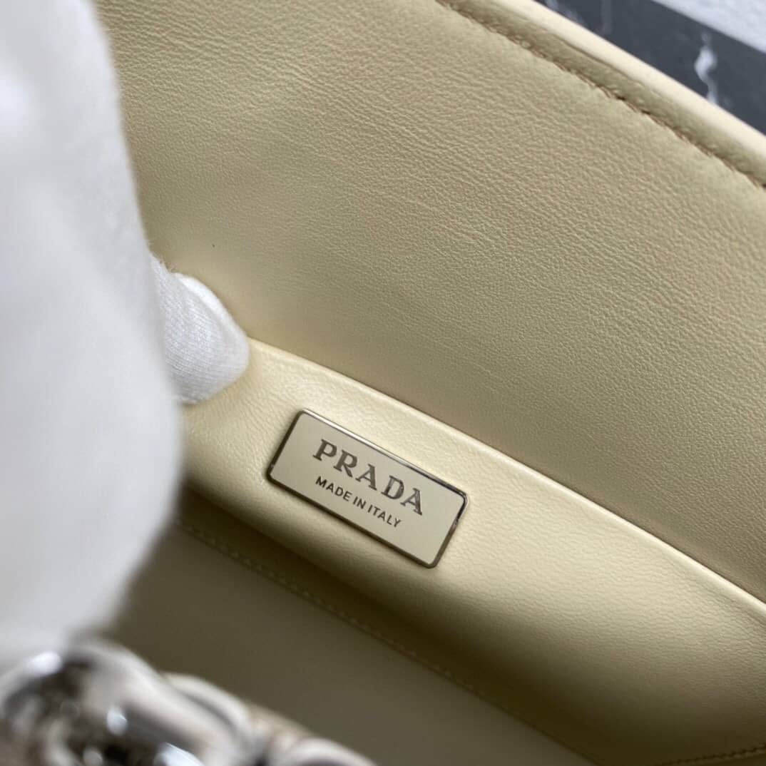 Prada Small Brushed Leather Replica Tote