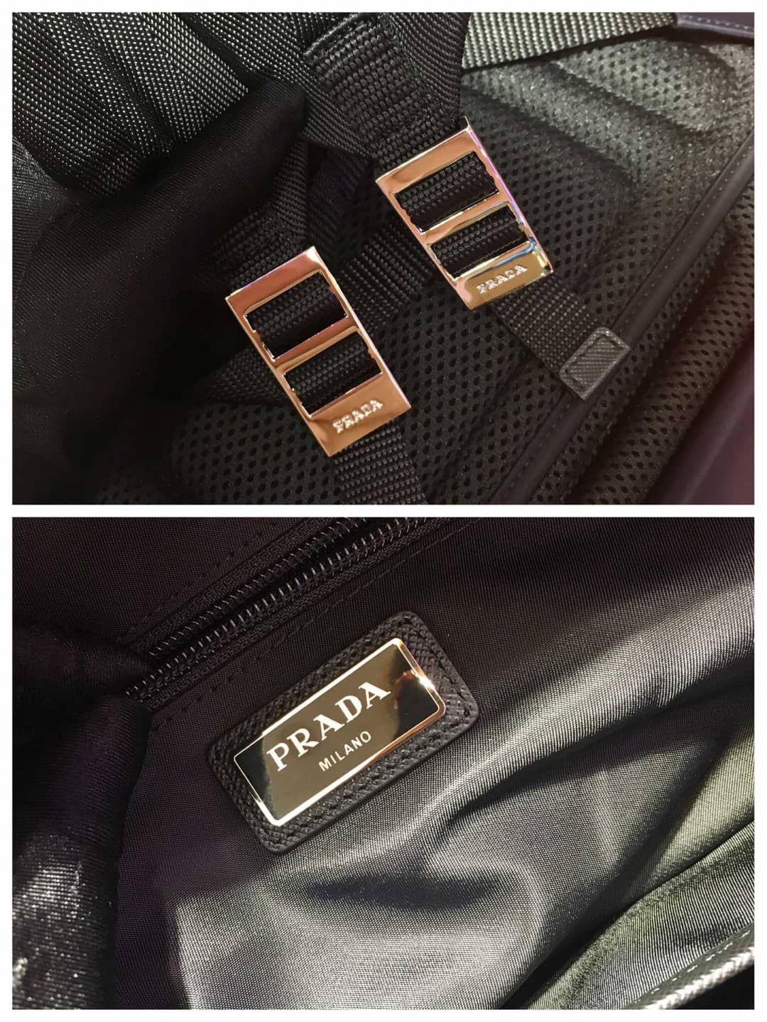 Prada Backpack Dupe Nylon Saffiano Leather
