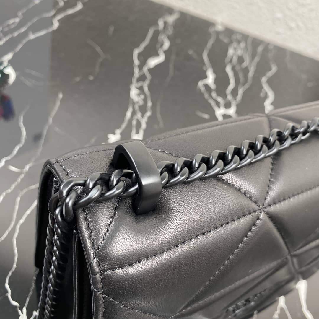 Prada Chain Replica Crossbody Bag Black