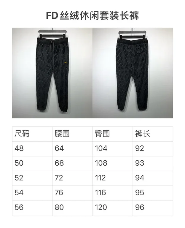 2022fw Fendi Pants