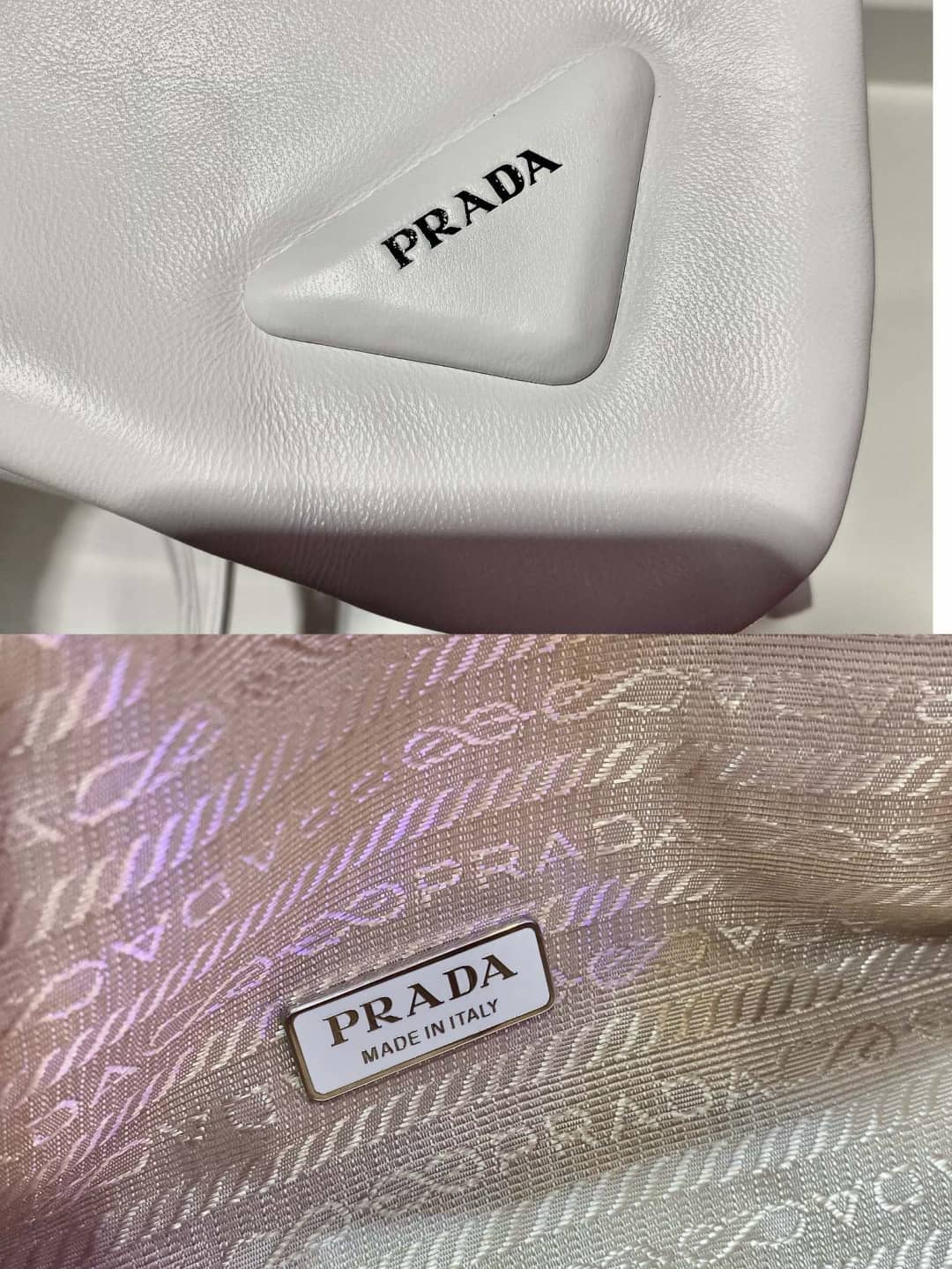 Prada Leather Triangle Replica Shoulder Bag