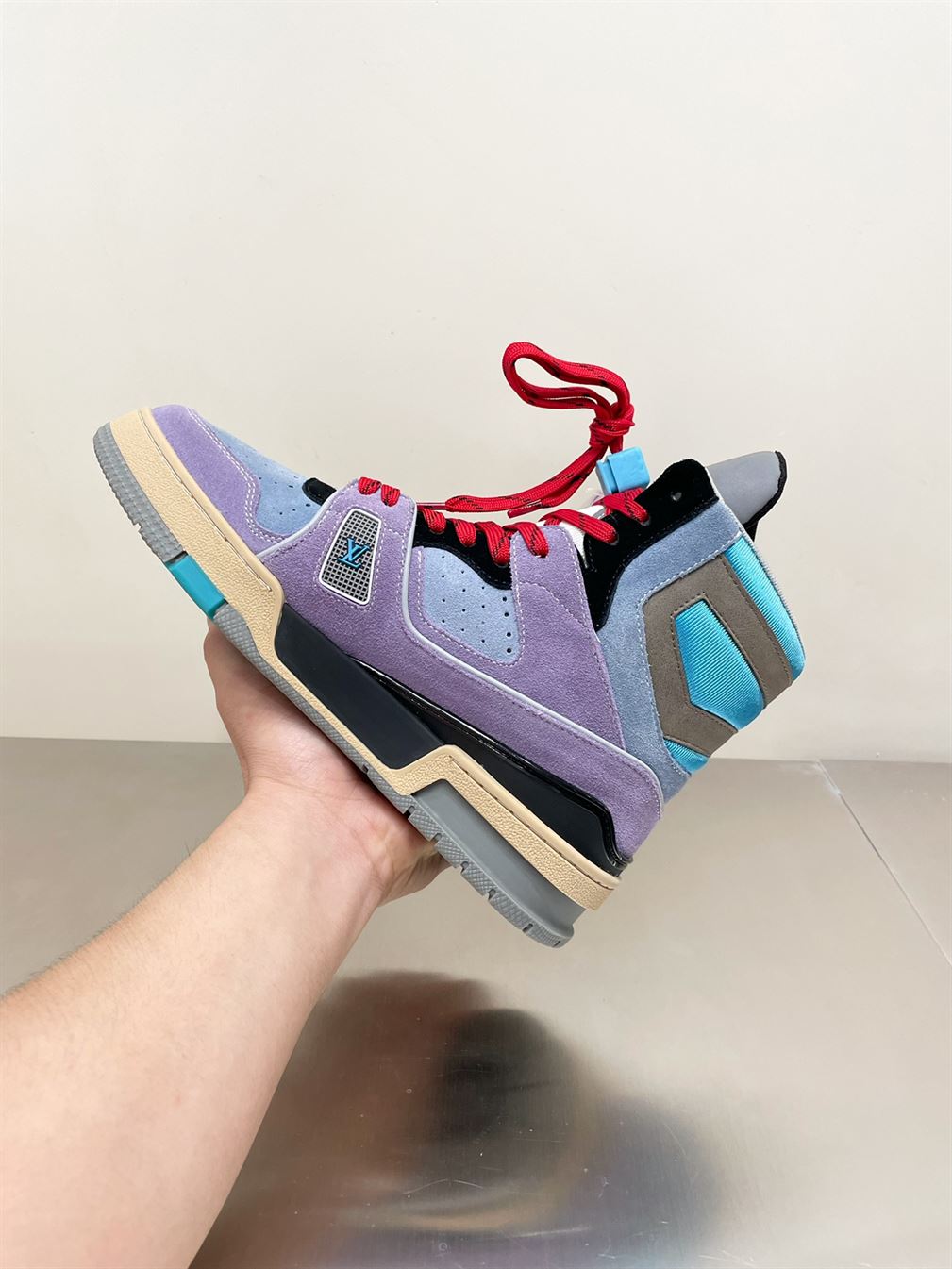 LOUIS VUITTON LV TRAINER SNEAKER BOOT   LVS069