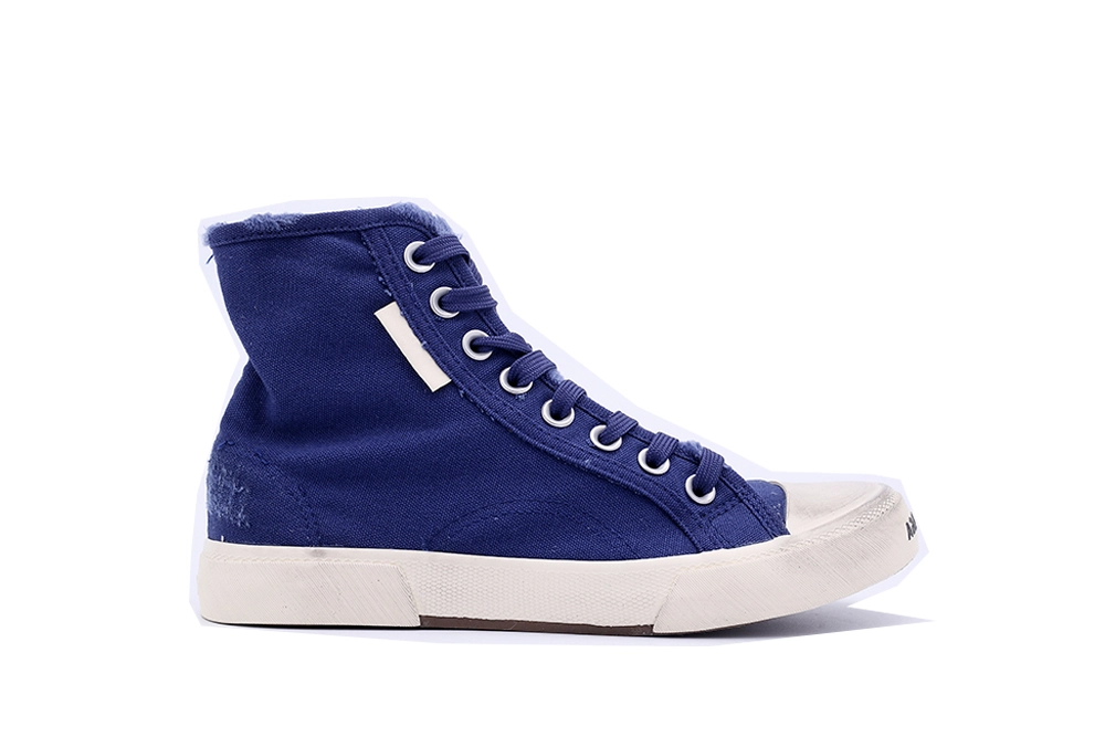 BEST QUALITY REPLICA BALENCIAGA PARIS LOW SNEAKER IN BLUE HIGH