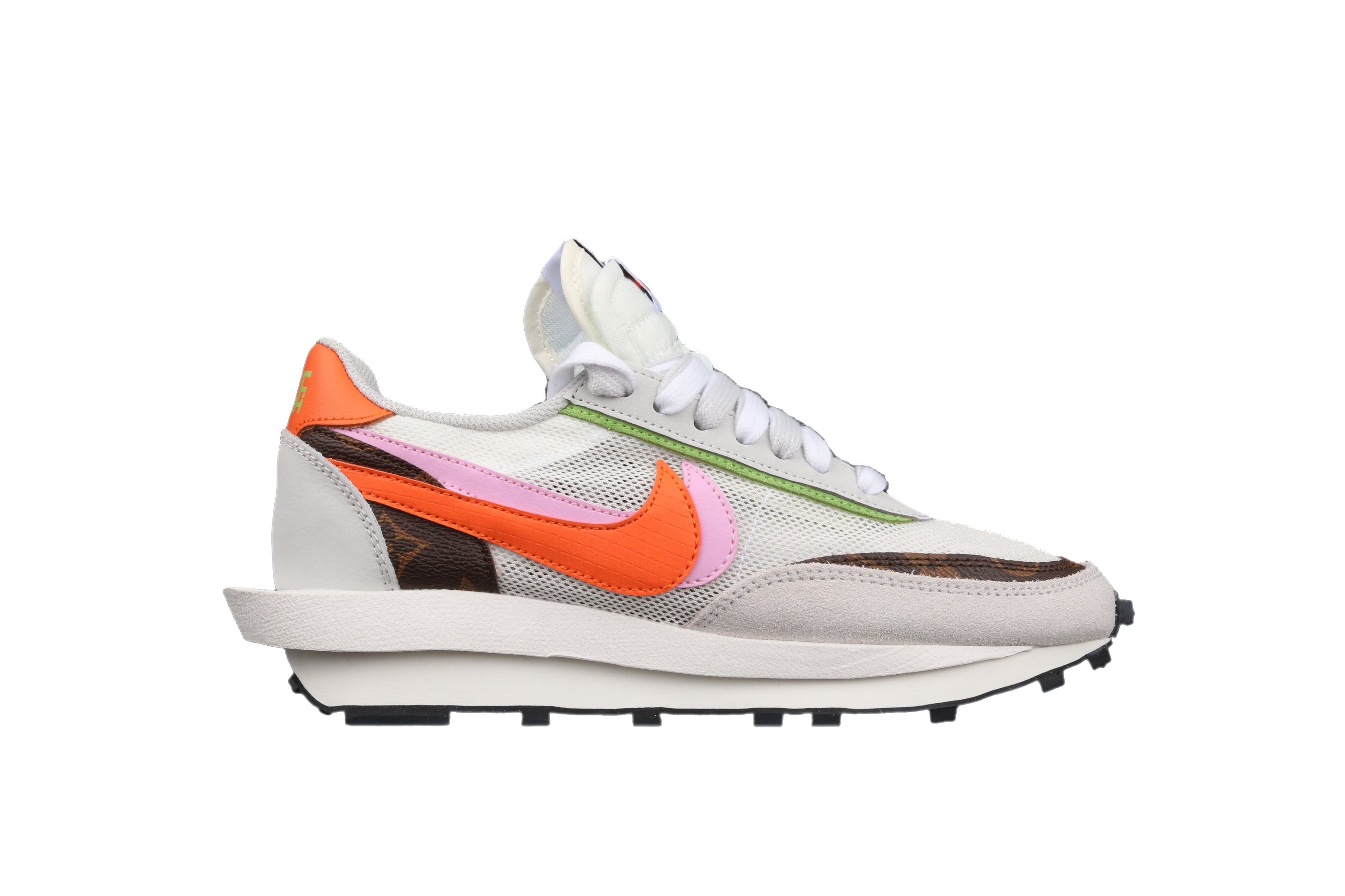 Sacai x Nike LVD Waffle Daybreak Medium Grey/Orange-Pink