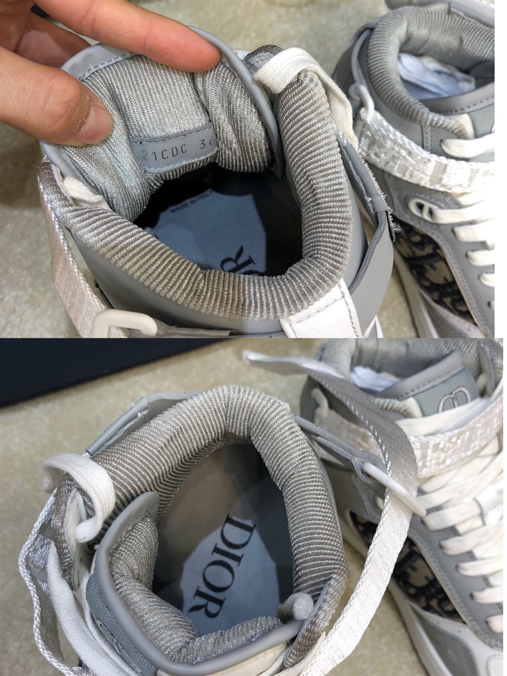 DIOR B27 HIGH-TOP SNEAKER   DO009