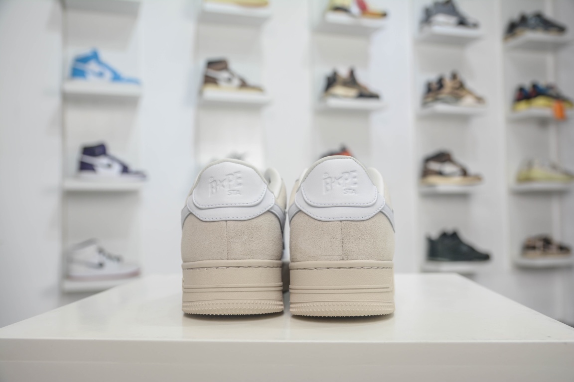 A Bathing Ape Bape Sta Low Cloud White