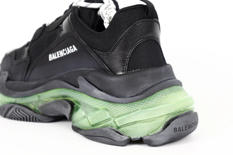 BALENCIAGA TRIPLE S TRAINER BLACK GREEN REPLICA