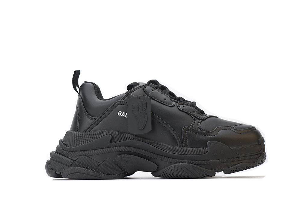 Balenciaga Triple S Sneaker  Black  Leather